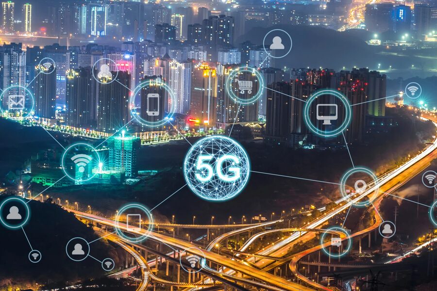 Connected urban infrastructure over a wireless network
